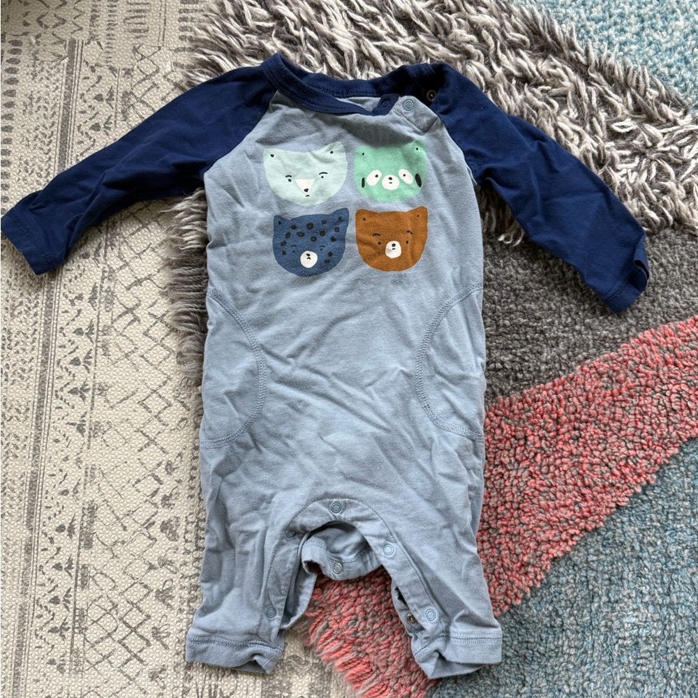Tea Collection Long Sleeve Baby Romper One Piece 3-6 months